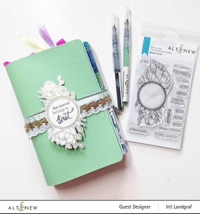 Photocentric Clear Stamps Book Club Stamp Set