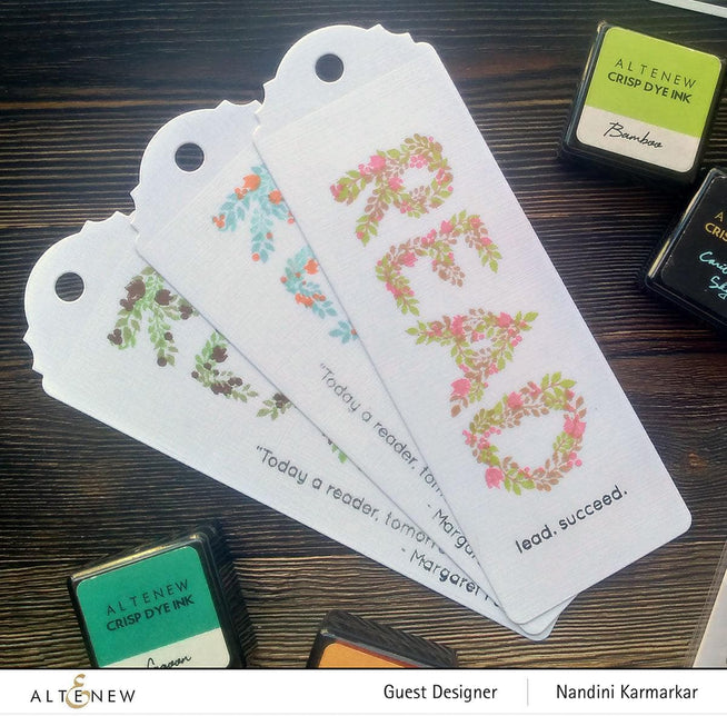Photocentric Clear Stamps Botanical Bookmark Stamp Set