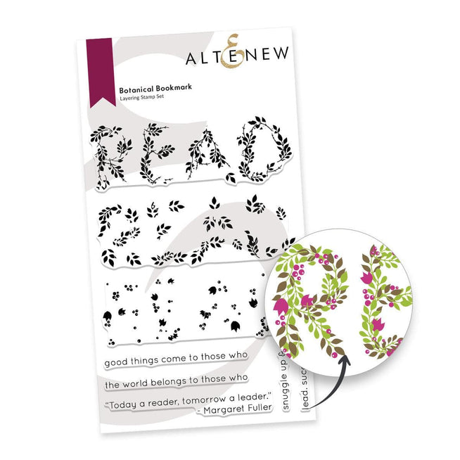 Photocentric Clear Stamps Botanical Bookmark Stamp Set