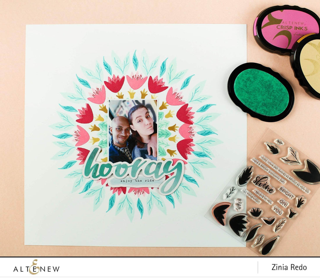 Photocentric Clear Stamps Bright Blossoms Stamp Set