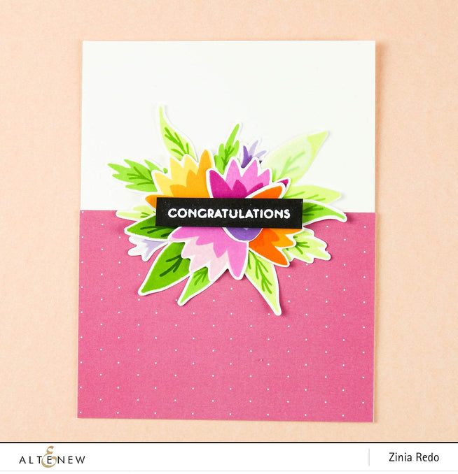 Photocentric Clear Stamps Bright Blossoms Stamp Set