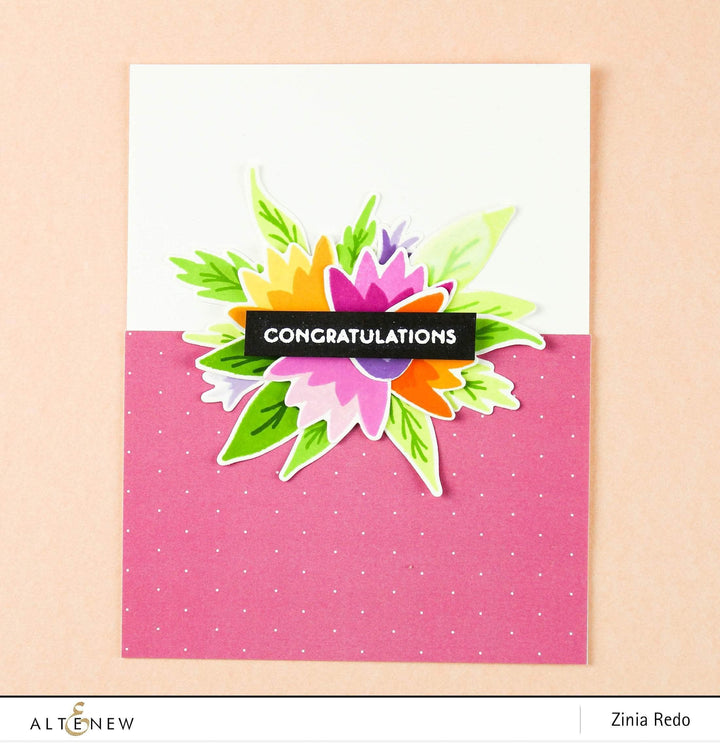 Photocentric Clear Stamps Bright Blossoms Stamp Set