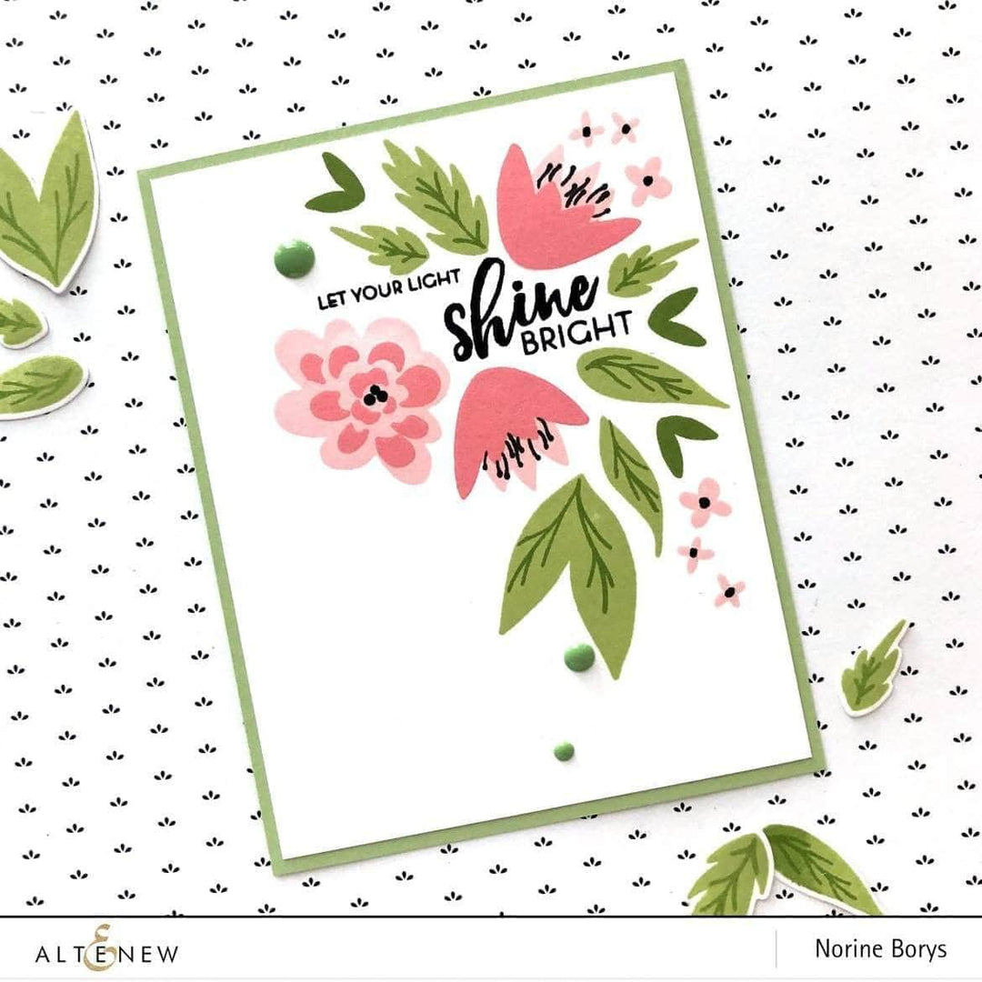 Photocentric Clear Stamps Bright Blossoms Stamp Set