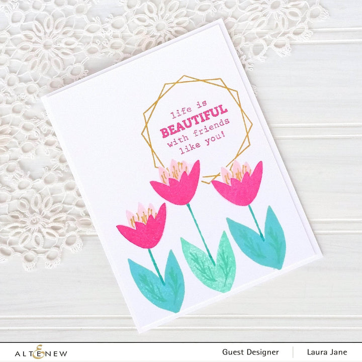 Photocentric Clear Stamps Bright Blossoms Stamp Set