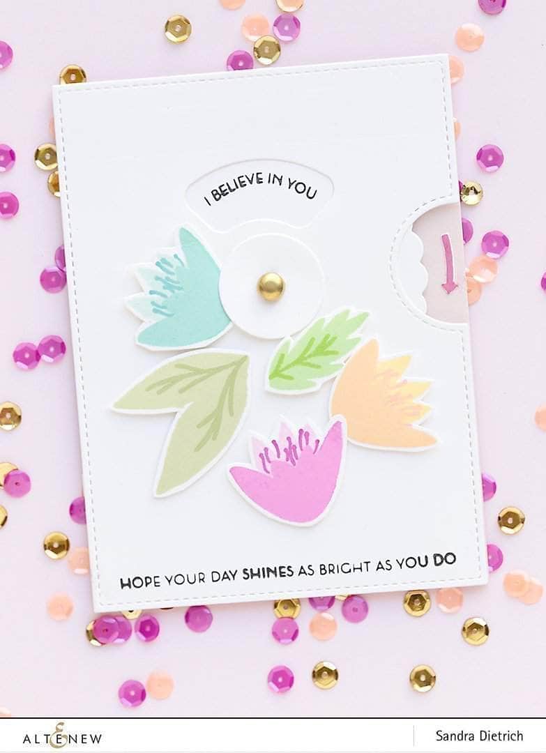 Photocentric Clear Stamps Bright Blossoms Stamp Set