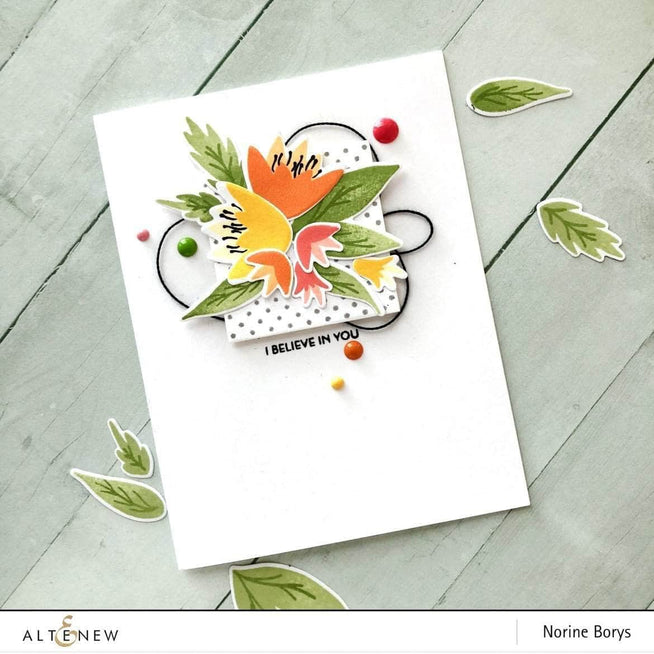 Photocentric Clear Stamps Bright Blossoms Stamp Set