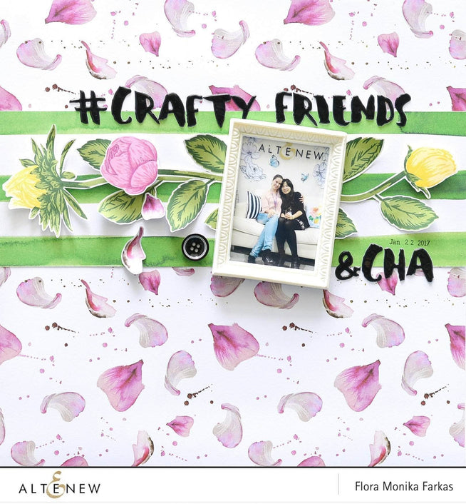 Photocentric Clear Stamps Budding Thanks Stamp Set