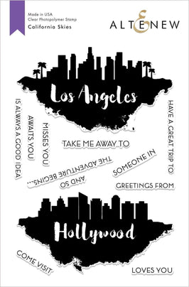 Photocentric Clear Stamps California Skies Stamp Set