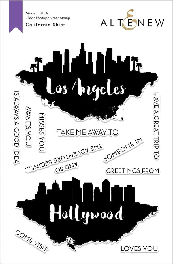 Photocentric Clear Stamps California Skies Stamp Set