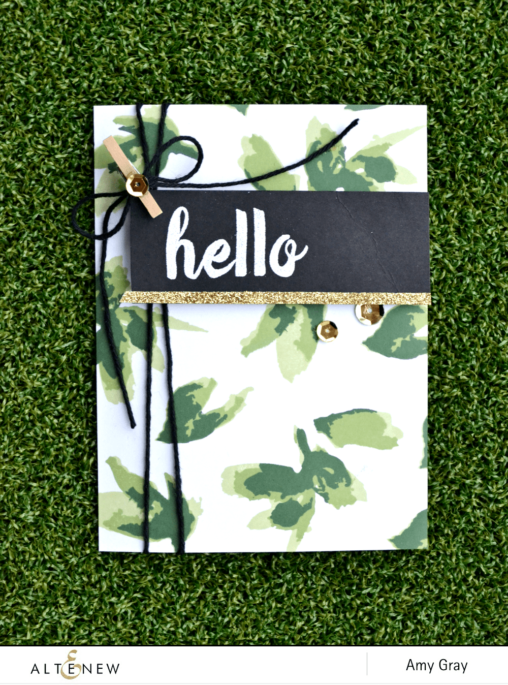 Altenew Stamp & Die Bundle Calligraphy Alpha Stamp & Die Bundle