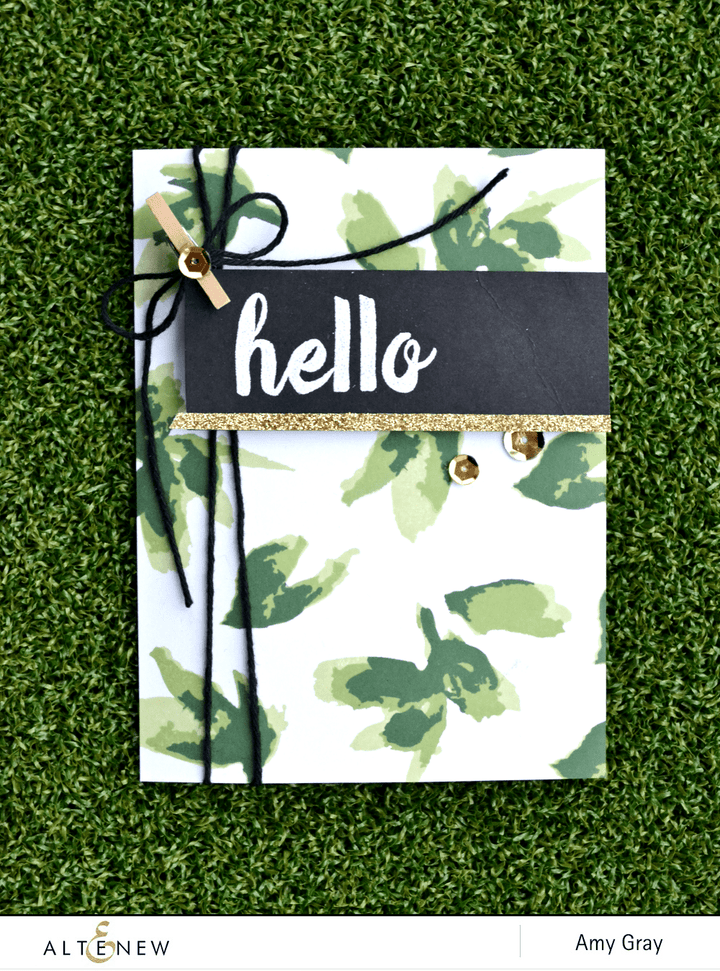 Altenew Stamp & Die Bundle Calligraphy Alpha Stamp & Die Bundle