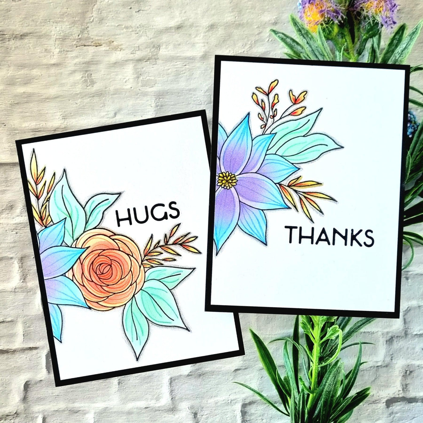 Photocentric Clear Stamps Calming Cluster Stamp Set