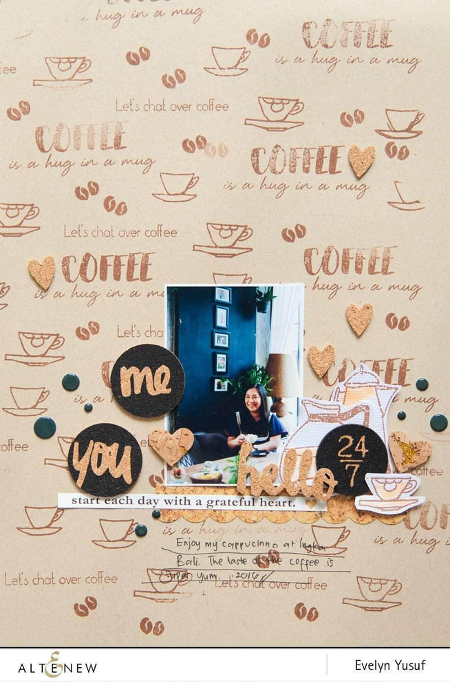 Photocentric Clear Stamps Coffee Love Stamp Set