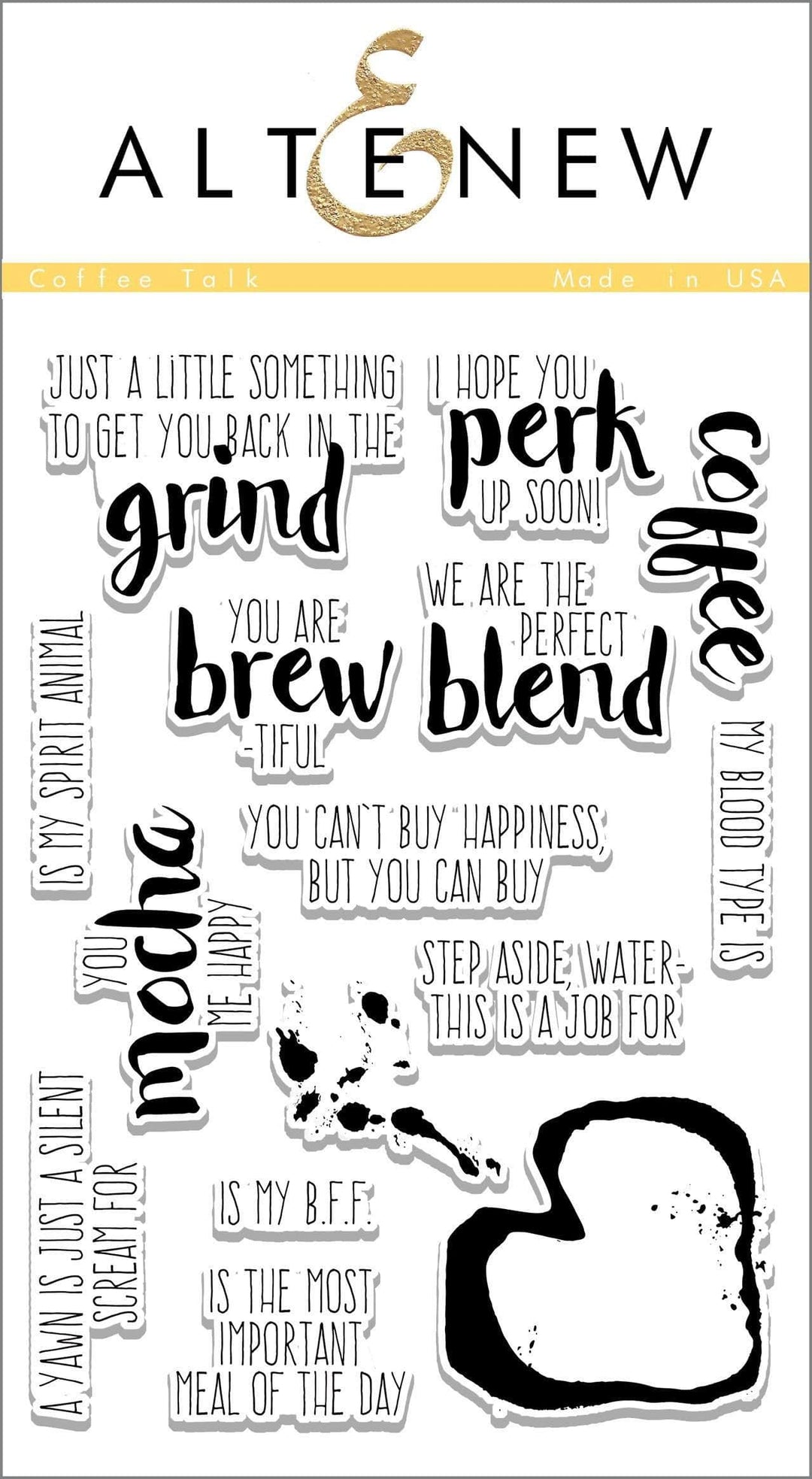 Photocentric Clear Stamps Coffee Talk Stamp Set