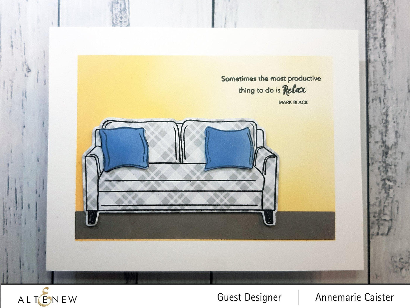 Photocentric Clear Stamps Comfy Couch Stamp Set