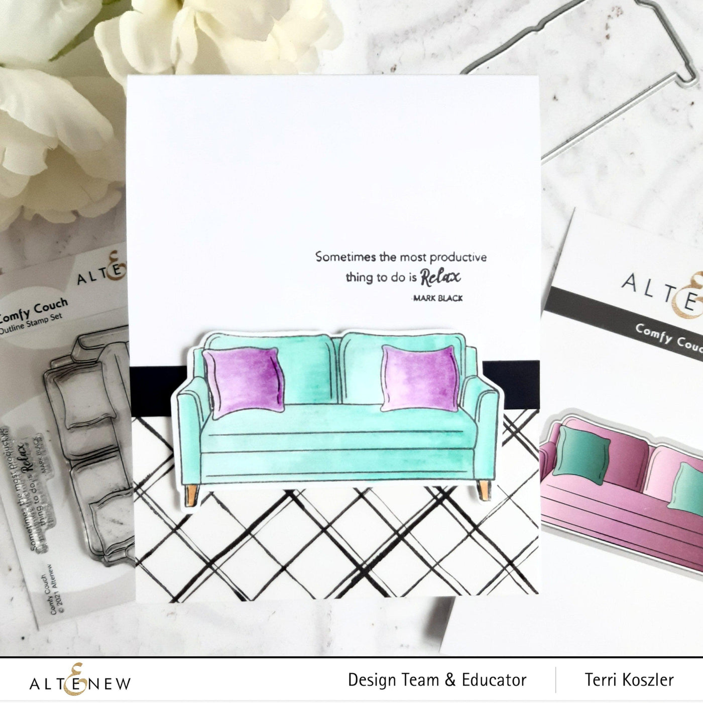 Photocentric Clear Stamps Comfy Couch Stamp Set