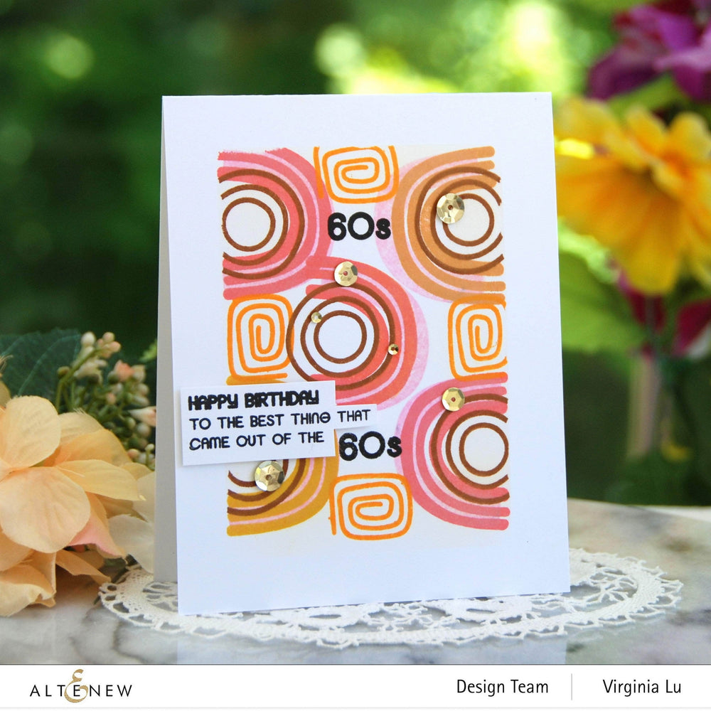 Photocentric Clear Stamps Cool Decades Stamp Set