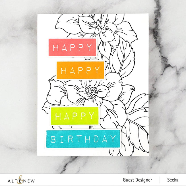 Photocentric Clear Stamps Courageous You Stamp Set