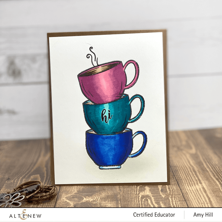 Photocentric Clear Stamps Cup of Coffee Stamp Set