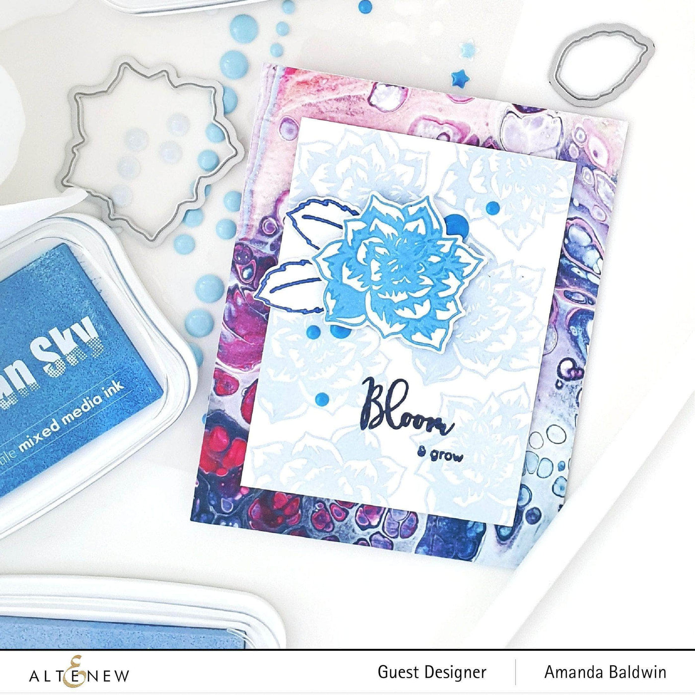 Photocentric Clear Stamps Dahlia Blossoms Add-On Stamp Set
