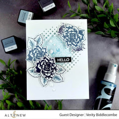 Photocentric Clear Stamps Dahlia Blossoms Add-On Stamp Set