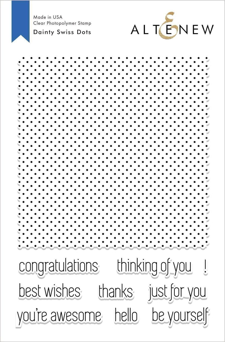 Photocentric Clear Stamps Dainty Swiss Dots Stamp Set