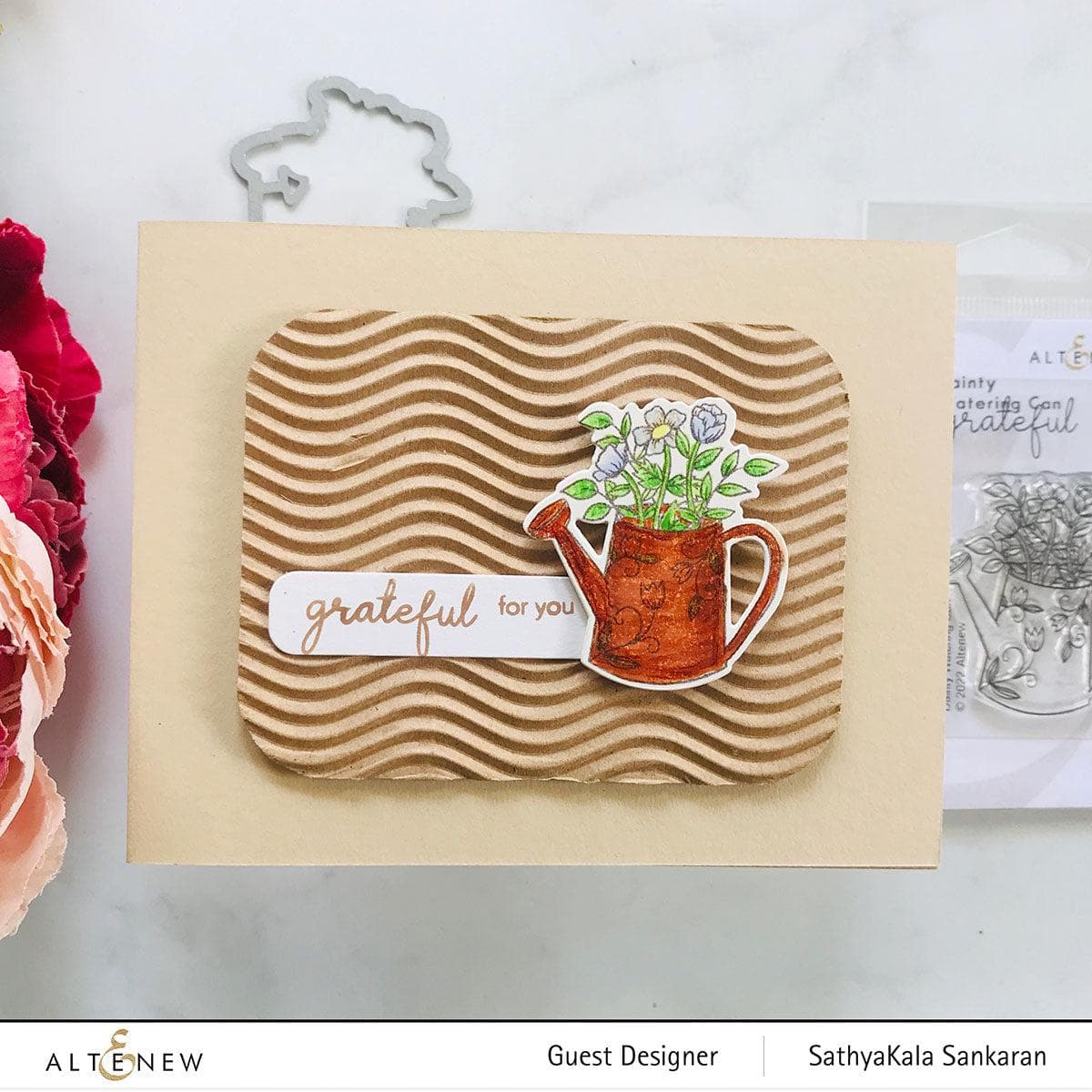 Photocentric Clear Stamps Dainty Watering Can Stamp Set