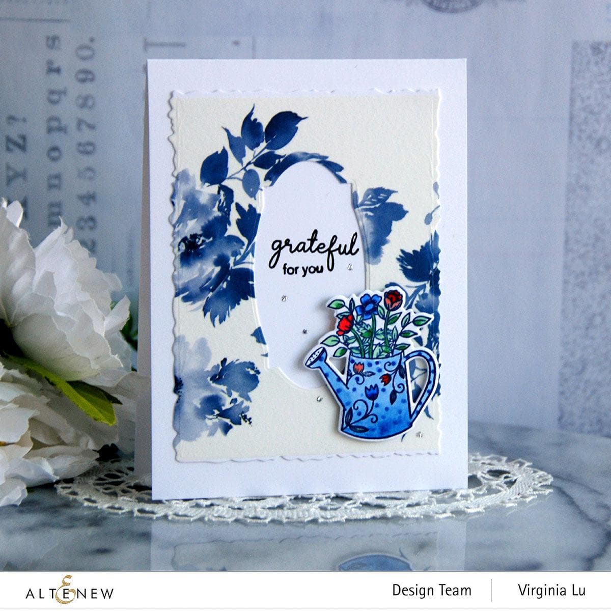 Photocentric Clear Stamps Dainty Watering Can Stamp Set