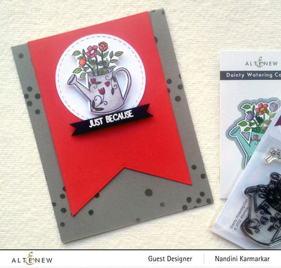 Photocentric Clear Stamps Dainty Watering Can Stamp Set