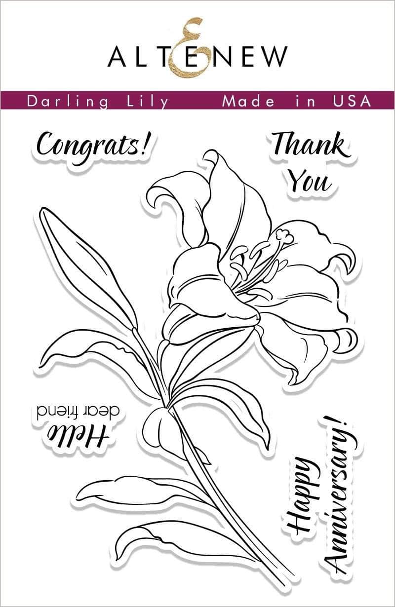 Photocentric Clear Stamps Darling Lily Stamp Set