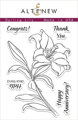 Photocentric Clear Stamps Darling Lily Stamp Set