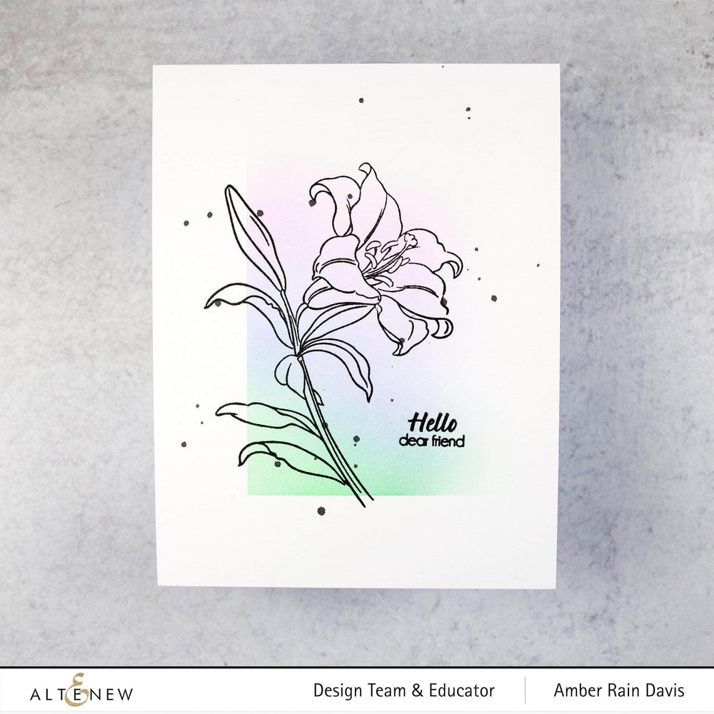 Photocentric Clear Stamps Darling Lily Stamp Set