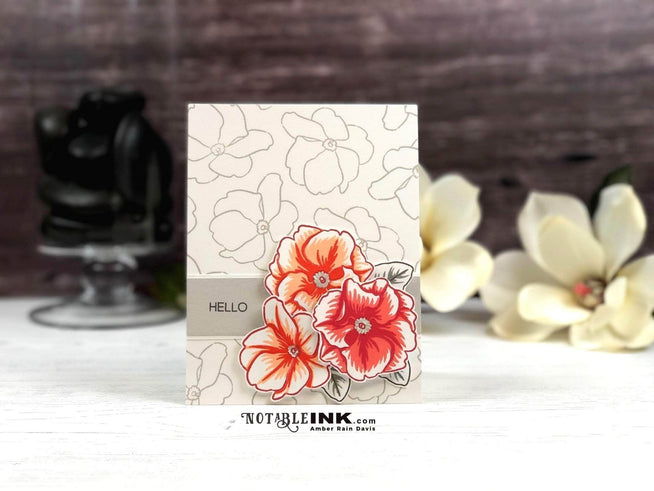 Photocentric Clear Stamps Delicate Primrose Stamp Set