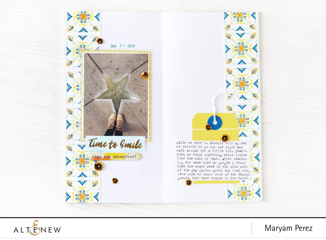 Photocentric Clear Stamps Delicate Tiles Stamp Set