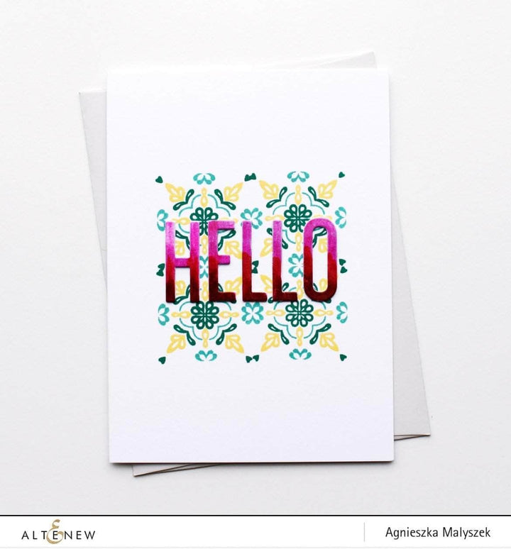 Photocentric Clear Stamps Delicate Tiles Stamp Set