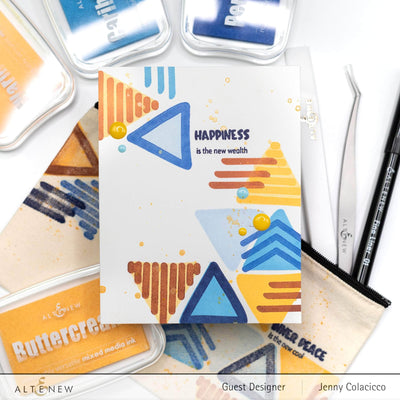 Photocentric Clear Stamps Doodled Triangles Stamp Set