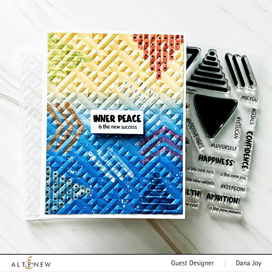 Photocentric Clear Stamps Doodled Triangles Stamp Set