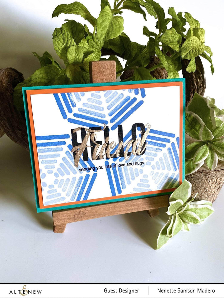 Photocentric Clear Stamps Doodled Triangles Stamp Set