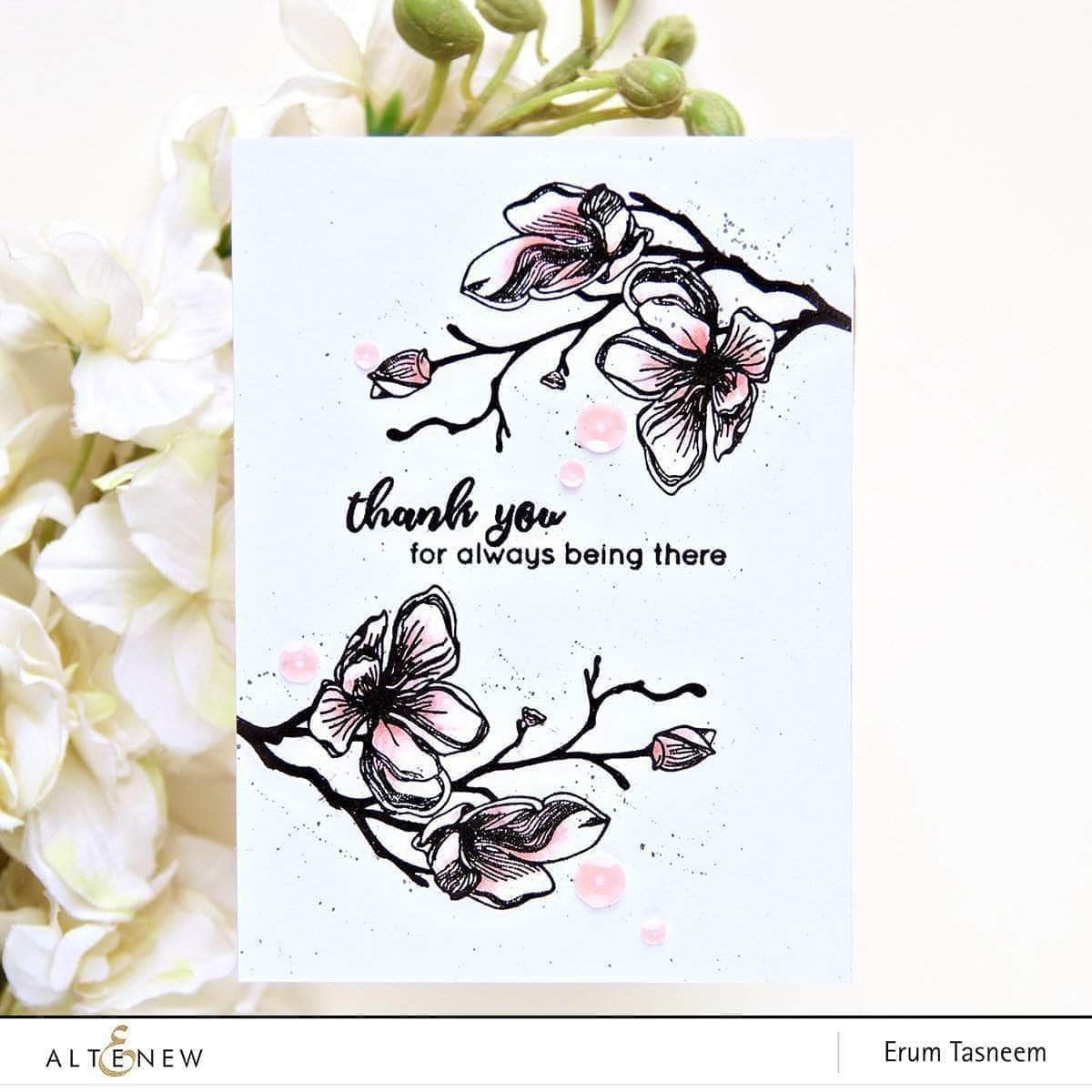 Photocentric Clear Stamps Dotted Blooms Stamp Set