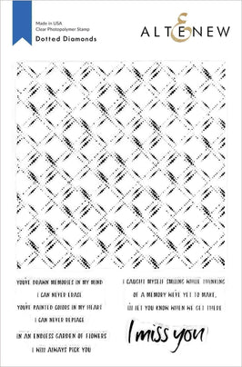 Photocentric Clear Stamps Dotted Diamonds Stamp Set