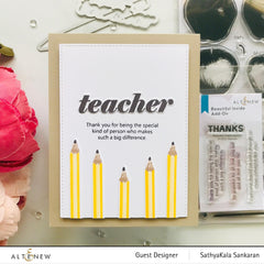 Photocentric Clear Stamps Educators Rule Stamp Set