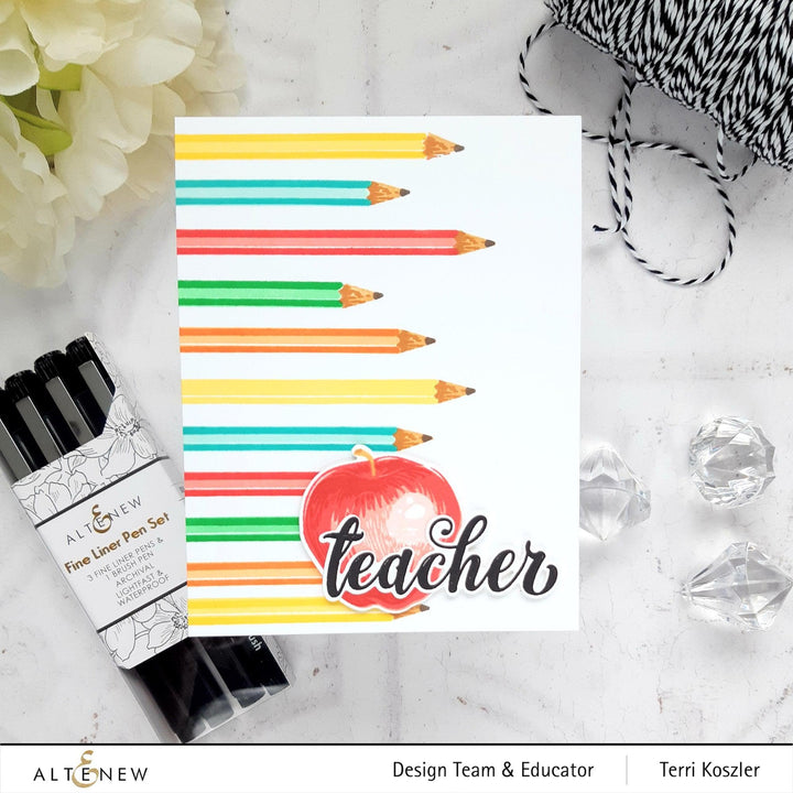 Photocentric Clear Stamps Educators Rule Stamp Set