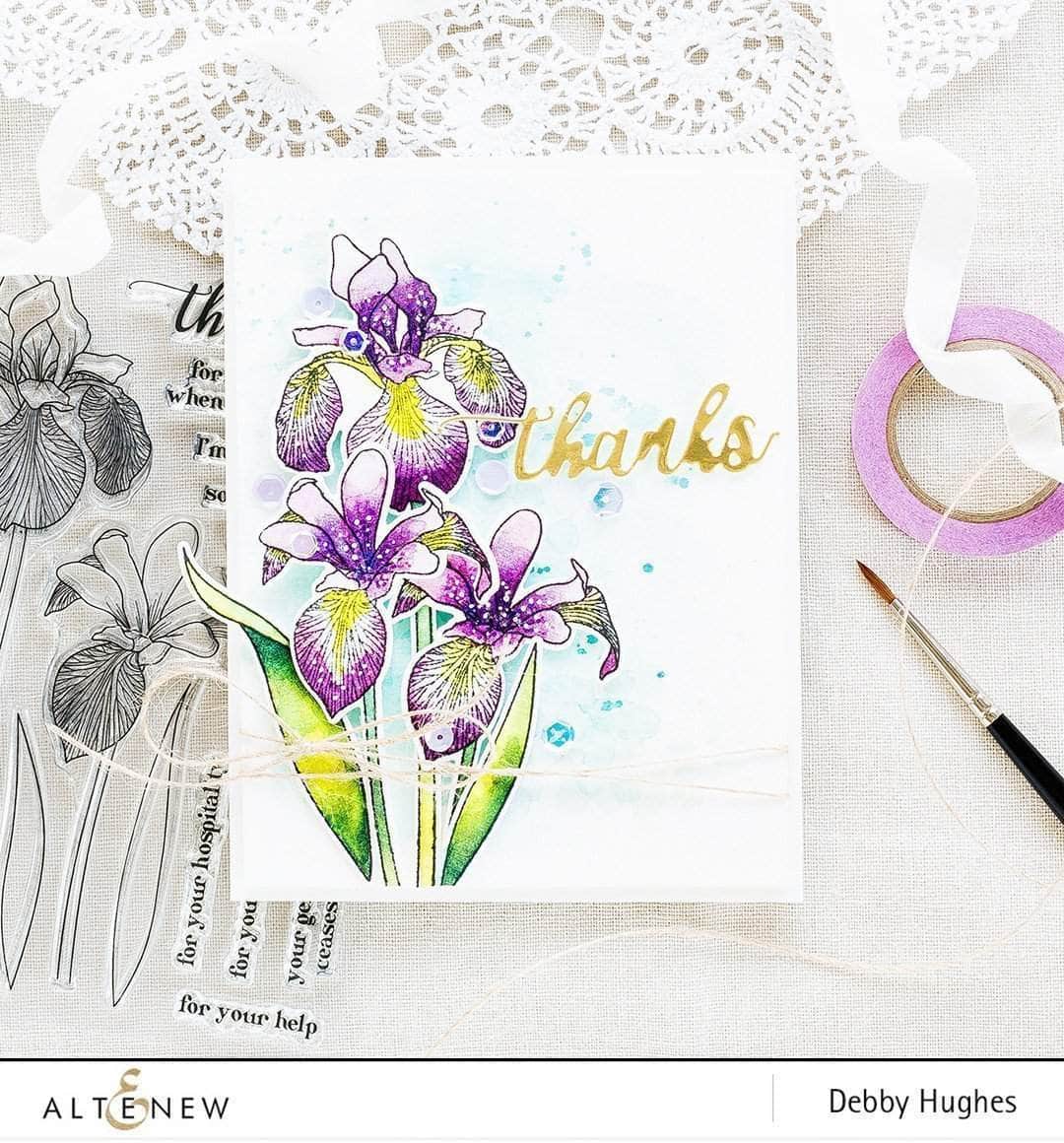 Photocentric Clear Stamps Enchanted Iris Stamp Set