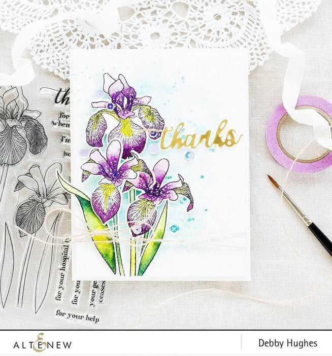Photocentric Clear Stamps Enchanted Iris Stamp Set