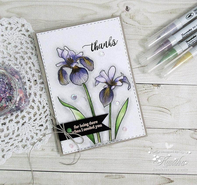 Photocentric Clear Stamps Enchanted Iris Stamp Set