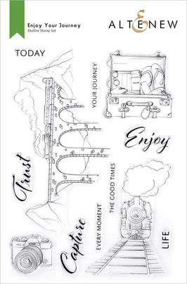 Photocentric Clear Stamps Enjoy Your Journey Stamp Set