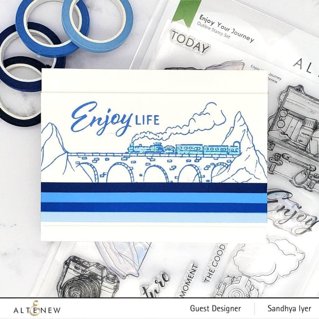 Photocentric Clear Stamps Enjoy Your Journey Stamp Set