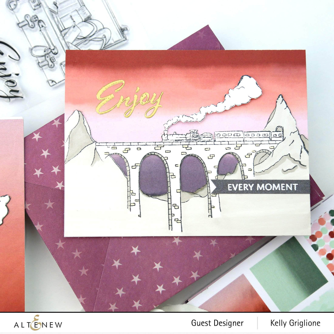 Photocentric Clear Stamps Enjoy Your Journey Stamp Set