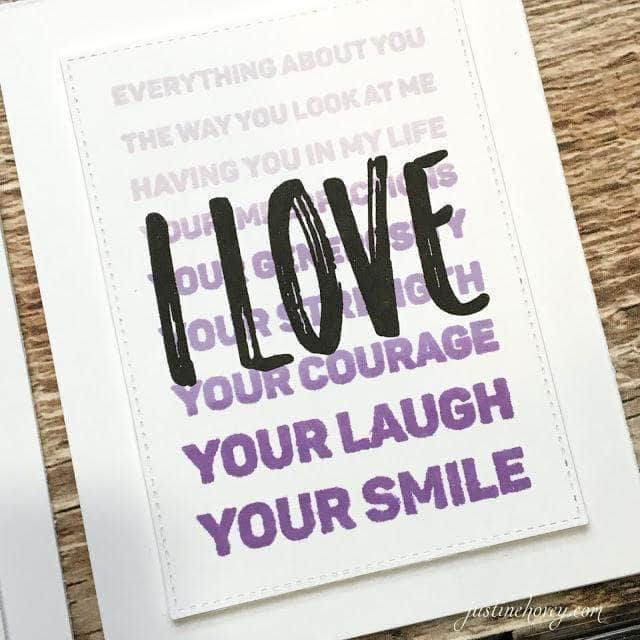 Photocentric Clear Stamps Everything About You Stamp Set