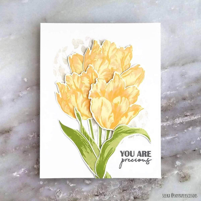 Photocentric Clear Stamps Exotic Tulips Stamp Set